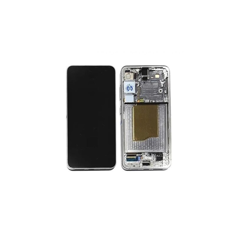 &Eacute;cran Complet Original Samsung Galaxy S25 ARGENT / GRIS CLAIR