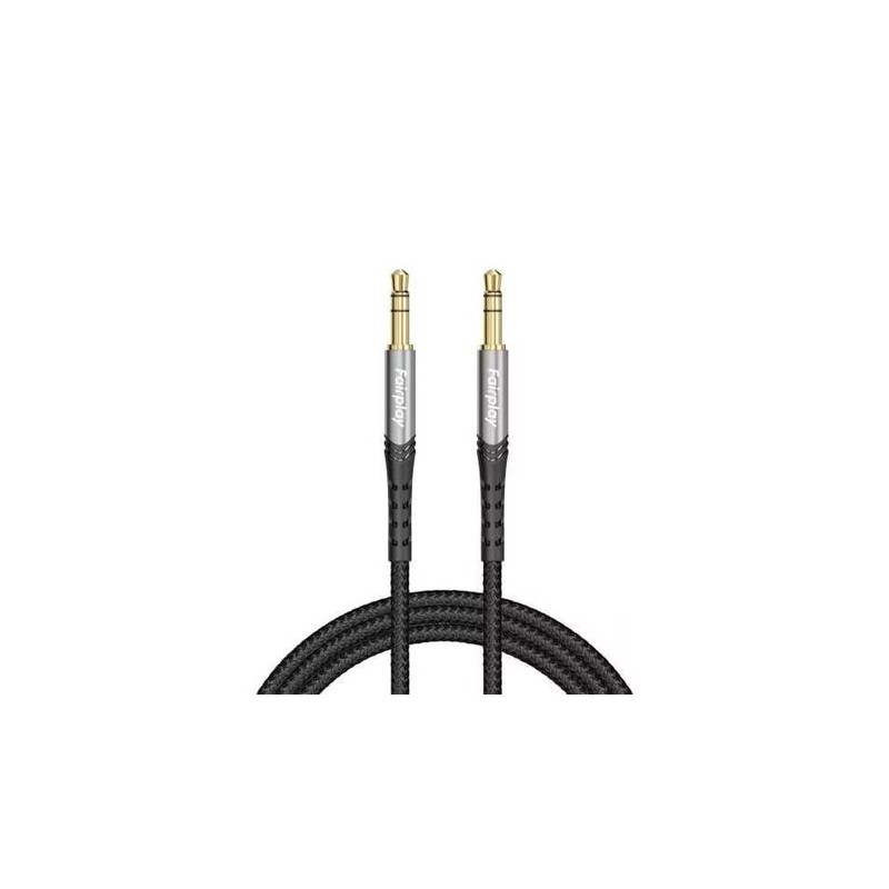 FAIRPLAY C&acirc;ble Jack-Jack 3,5mm 1m (Noir)