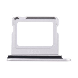 Tiroir Sim Compatible iPhone 16 / 16 Plus Blanc