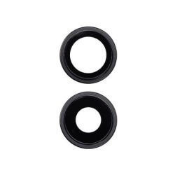 Lentilles pour Cam&eacute;ra Arri&egrave;re iPhone 16 / 16 + (Noir)