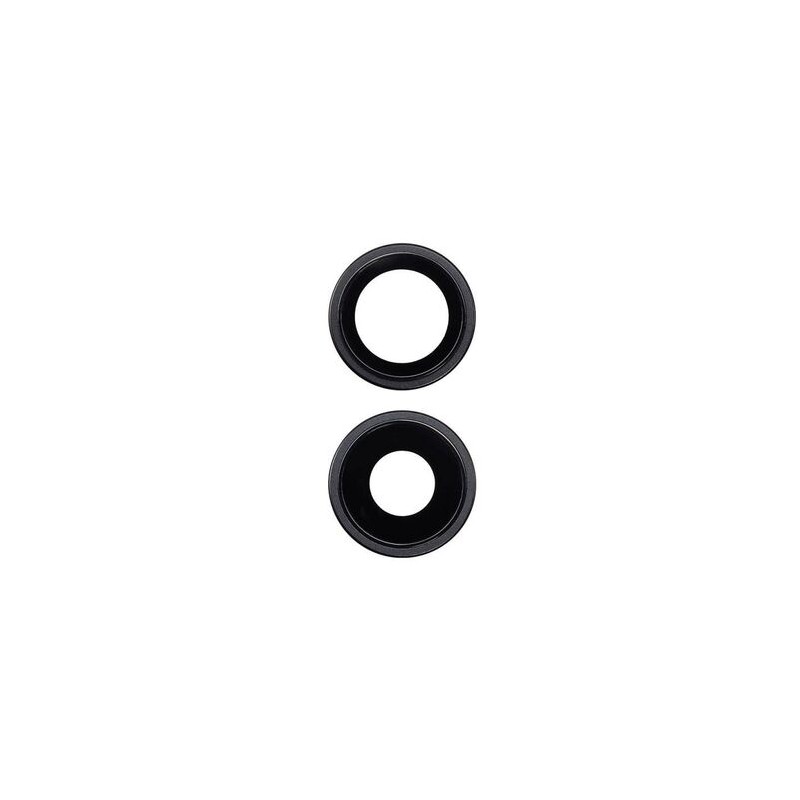 Lentilles pour Cam&eacute;ra Arri&egrave;re iPhone 16 / 16 + (Noir)