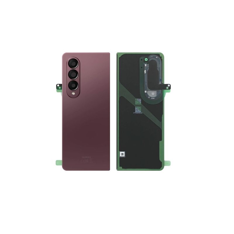 Vitre / Cache Batterie / Arri&egrave;re Samsung Galaxy ZFold 4 ROUGE FONCE
