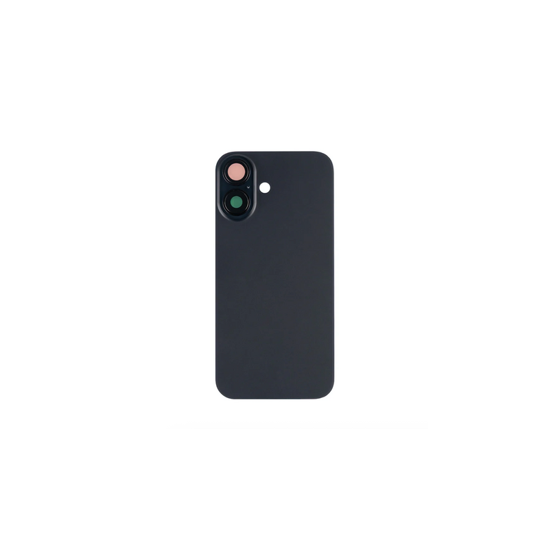 Vitre Arri&egrave;re Compl&egrave;te Noire iPhone 16 (Avec MagSafe) (Sans Logo)