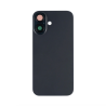 Vitre Arri&egrave;re Compl&egrave;te Noire iPhone 16 (Avec MagSafe) (Sans Logo)