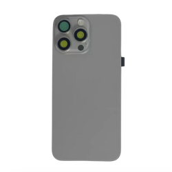Vitre Arri&egrave;re Compl&egrave;te Titane Naturel iPhone 16 Pro (Avec MagSafe) (Sans Logo)