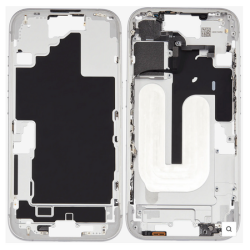 Ch&acirc;ssis Central Blanc iPhone 16 Avec Nappe Allumage