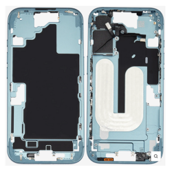 Ch&acirc;ssis Central Sarcelle iPhone 16 Avec Nappe Allumage