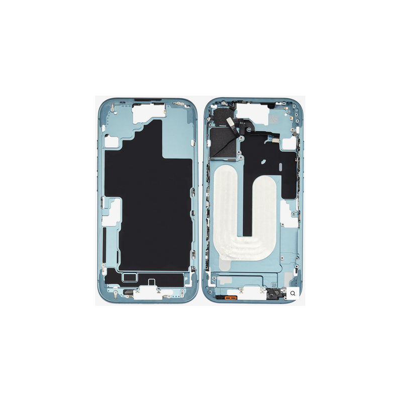 Ch&acirc;ssis Central Sarcelle iPhone 16 Avec Nappe Allumage