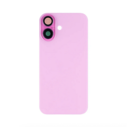Vitre Arri&egrave;re Compl&egrave;te Rose iPhone 16 Plus (Avec MagSafe) (Sans Logo)