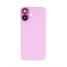 Vitre Arri&egrave;re Compl&egrave;te Rose iPhone 16 Plus (Avec MagSafe) (Sans Logo)