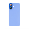 Vitre Arri&egrave;re Compl&egrave;te Bleu (Outremer) iPhone 16 Plus (Avec MagSafe) (Sans Logo)