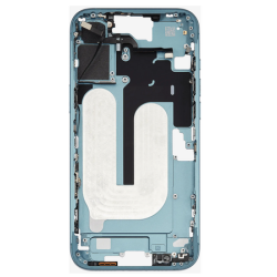 Ch&acirc;ssis Central Sarcelle iPhone 16 Plus Avec Nappe Allumage