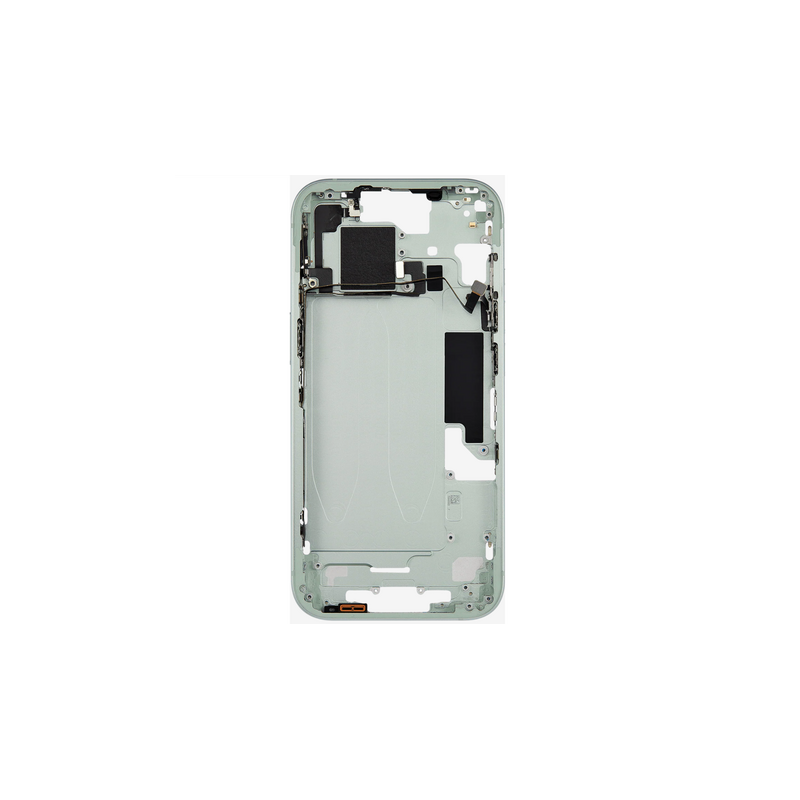 Ch&acirc;ssis Central Vert iPhone 15 Avec Nappe Allumage