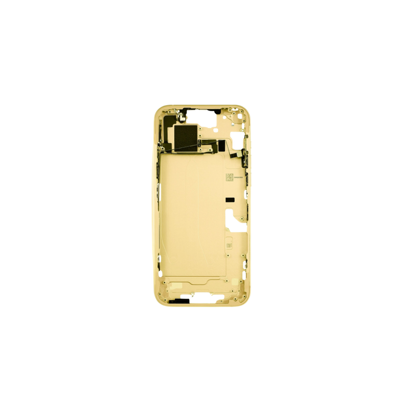 Ch&acirc;ssis Central Jaune iPhone 15 Avec Nappe Allumage