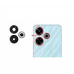Lentille Cam&eacute;ra Arri&egrave;re Avec Adh&eacute;sif Xiaomi Redmi 13 / Poco M6 4G