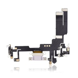 Nappe / Connecteur de Charge Lightning Violet pour iPhone 14