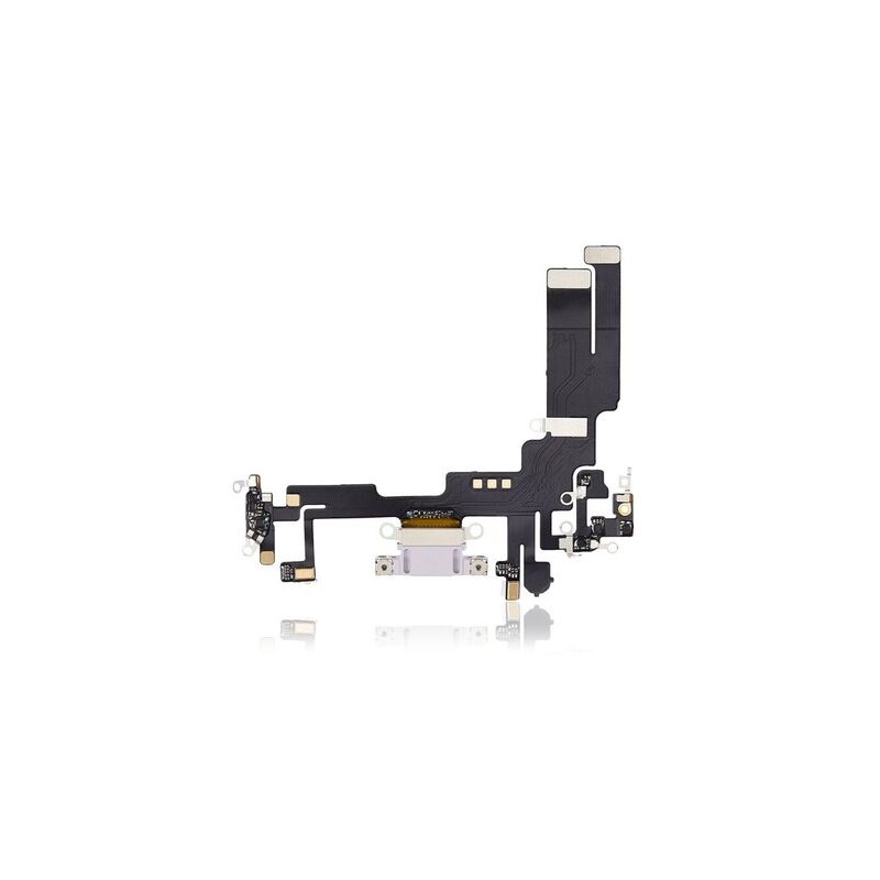 Nappe / Connecteur de Charge Lightning Violet pour iPhone 14