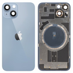 Vitre Arri&egrave;re / Cache Batterie Compatible Pour iPhone 14 Bleu