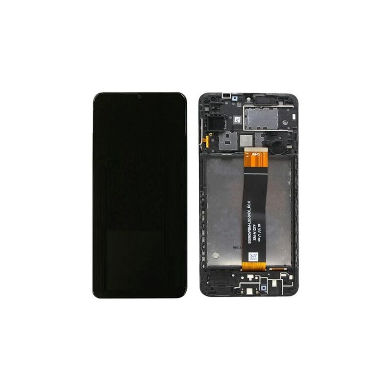 &Eacute;cran Tactile / LCD Compatible Sur Ch&acirc;ssis Samsung Galaxy A12 Nacho A127F Noir
