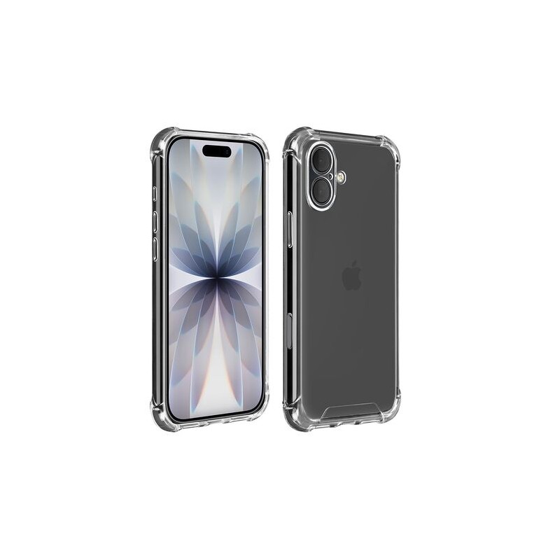 Coque de Protection Souple &agrave; Bords Renforc&eacute;s iPhone 17 Transparent TPU