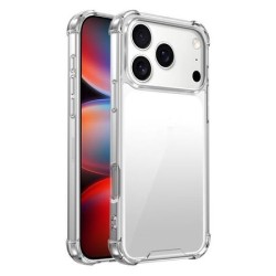 Coque de Protection Souple &agrave; Bords Renforc&eacute;s iPhone 17 Pro Transparent TPU