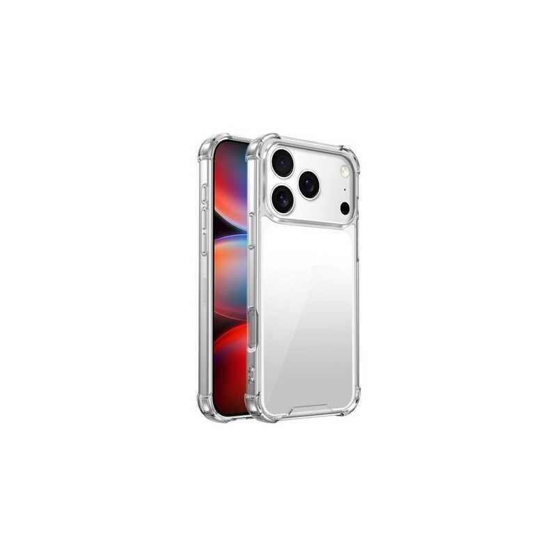 Coque de Protection Souple &agrave; Bords Renforc&eacute;s iPhone 17 Pro Max Transparent TPU