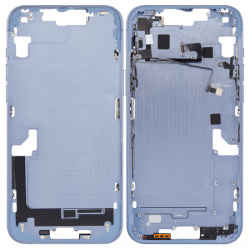 Ch&acirc;ssis Central Bleu iPhone 14 Avec Nappe Allumage