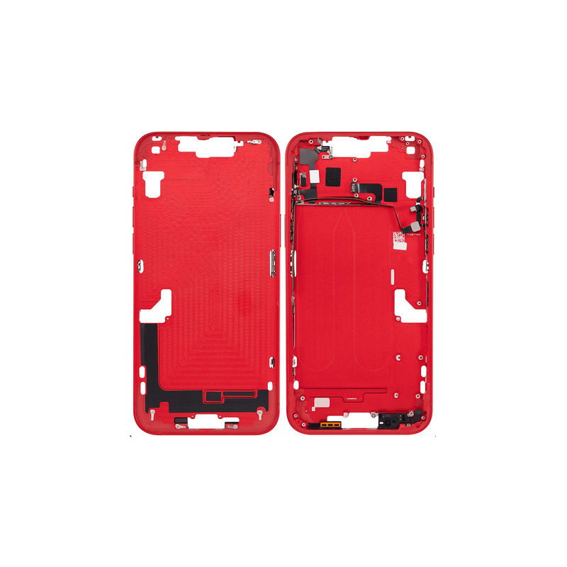 Ch&acirc;ssis Central Rouge iPhone 14 Avec Nappe Allumage