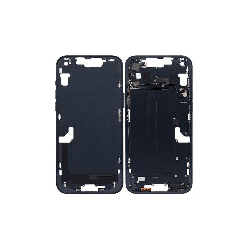 Ch&acirc;ssis Central Noir iPhone 14 Plus Avec Nappe Allumage