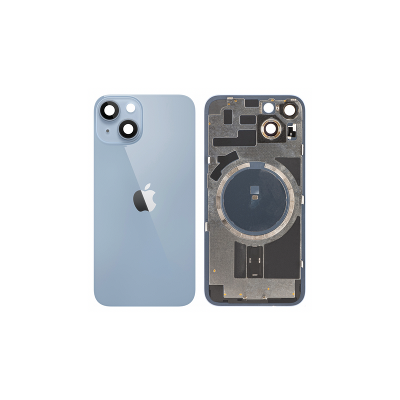 Vitre Arri&egrave;re / Cache Batterie Pour iPhone 14 Plus Bleu (Pulled / Grade A)