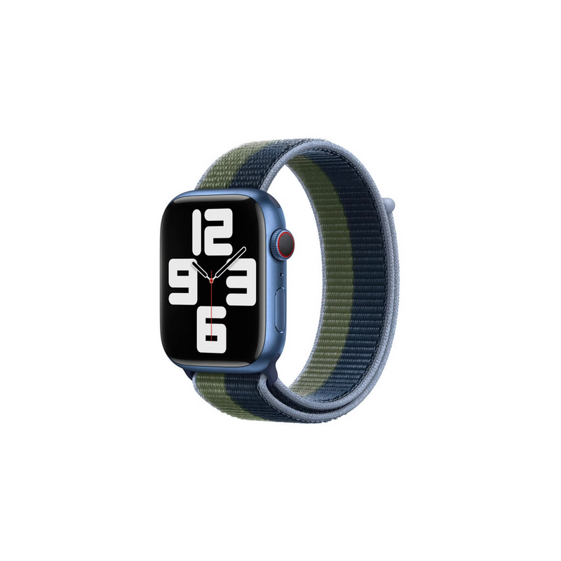 Bracelet Sport Loop Watch 41mm (Bleu Abysse/Vert Sauvage)