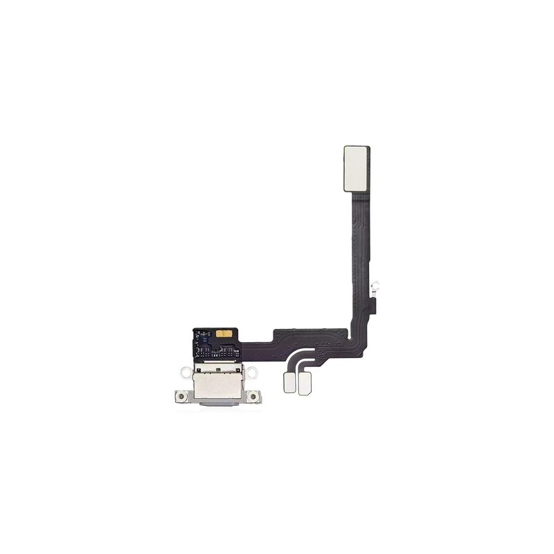 Nappe / Connecteur de Charge USB-C Original Reconditionn&eacute; iPhone 16 Pro (Titane Blanc)