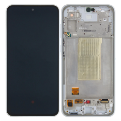 &Eacute;cran Complet Super AMOLED Blanc pour Samsung Galaxy A36 5G (A366B)