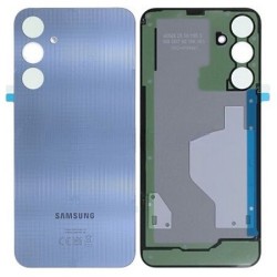 Vitre Arri&egrave;re Bleue Originale avec Logo pour Samsung Galaxy A25 5G (A256B)