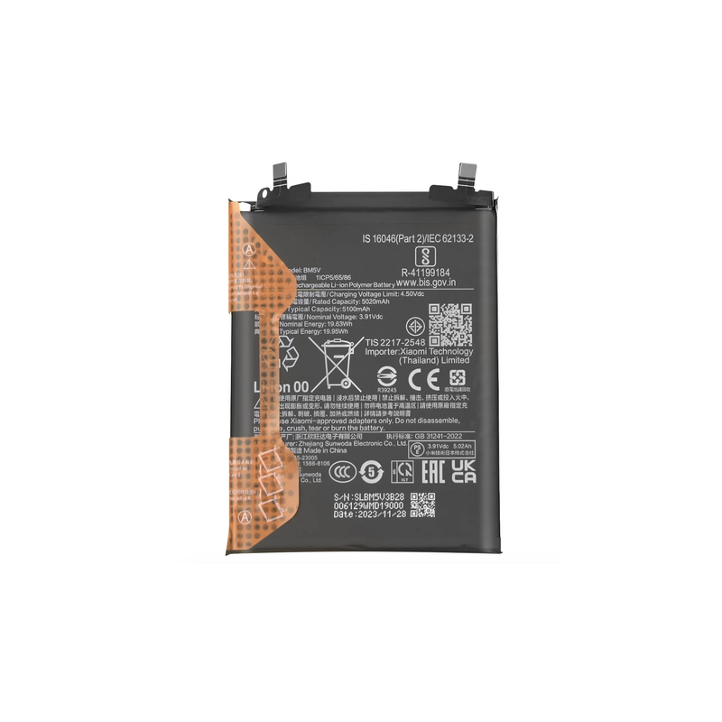 Batterie Compatible pour Xiaomi Redmi Note 13 Pro 5G (BM5V)