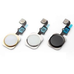 Bouton Home Complet + Nappe Home iPhone 6 Plus Noir