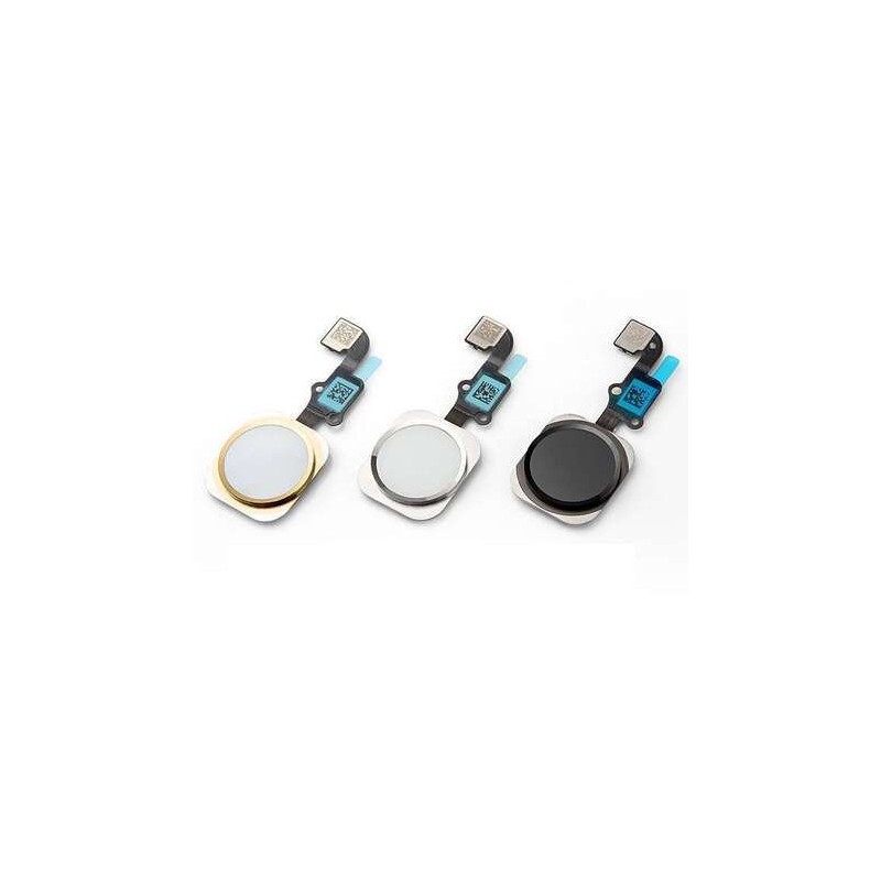 Bouton Home Complet + Nappe Home iPhone 6 Plus Noir