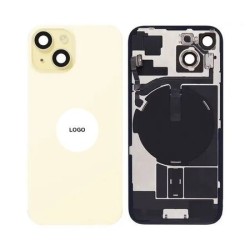 Vitre Arri&egrave;re de Remplacement Compl&egrave;te pour Apple iPhone 15 - Jaune