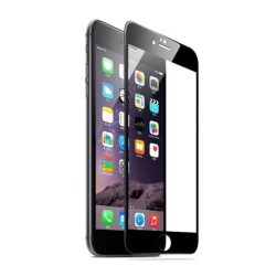 Film Anti - Choc 5D / Verre tremp&eacute; Blanc pour iPhone 6 Plus / 6S Plus