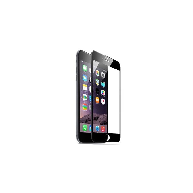 Film Anti - Choc 5D / Verre tremp&eacute; Blanc pour iPhone 6 Plus / 6S Plus