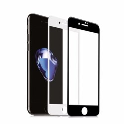 Verre Tremp&eacute; 5D Int&eacute;gral pour iPhone 6 / 6s / 7 (Blanc)