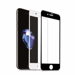 Verre Tremp&eacute; 5D Int&eacute;gral pour iPhone 8 / SE (2020) / SE (2022) (Blanc)