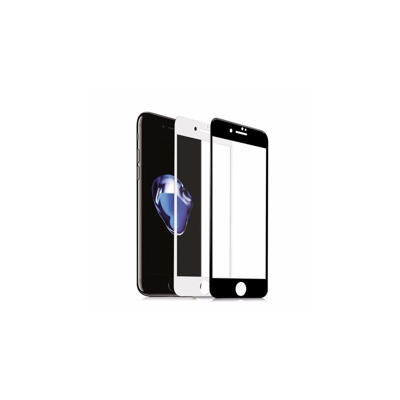 Verre Tremp&eacute; 5D Int&eacute;gral pour iPhone 8 / SE (2020) / SE (2022) (Blanc)
