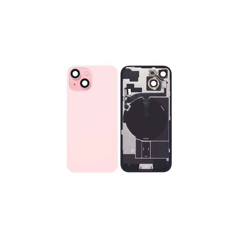 Vitre Arri&egrave;re / Cache Batterie Pour iPhone 15 Plus Rose (Pulled / Grade A)