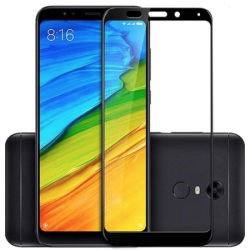 Film Anti - Choc 5D / Verre tremp&eacute; Redmi 5 Noir