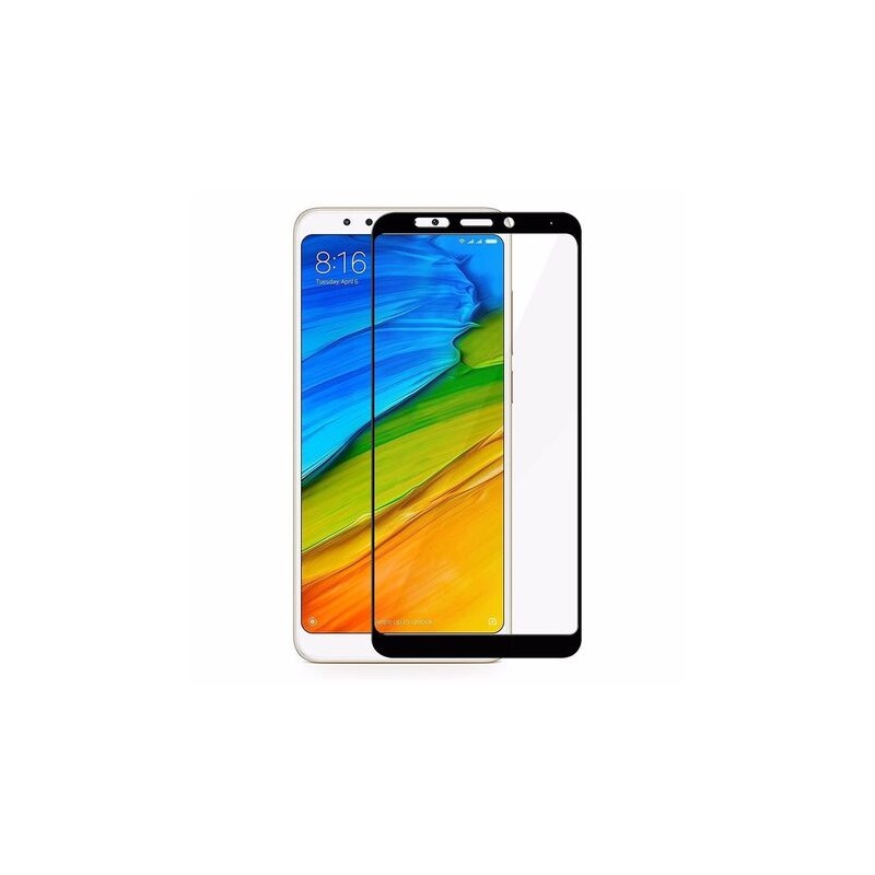 Verre Tremp&eacute; 5D Int&eacute;gral pour Xiaomi Redmi Note 5 (Noir)