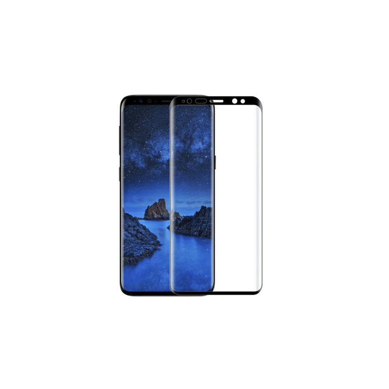 Verre Tremp&eacute; 5D Int&eacute;gral Transparent pour Samsung Galaxy S9 Plus