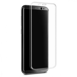 Verre Tremp&eacute; Anti-Choc avec Bords Noirs pour Samsung Galaxy S8