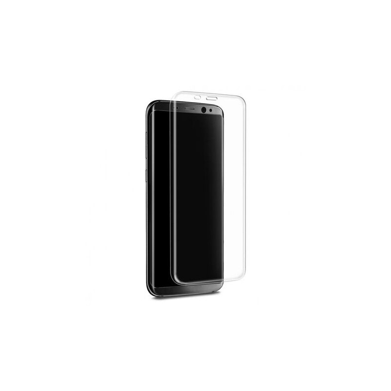 Verre Tremp&eacute; Anti-Choc avec Bords Noirs pour Samsung Galaxy S8