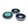 Lentille d'Appareil Photo Arri&egrave;re avec Ch&acirc;ssis pour iPhone 15 Pro Max (Noir)